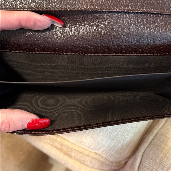 Gucci Brown and Tan Monogram Wallet - Picture 8 of 13